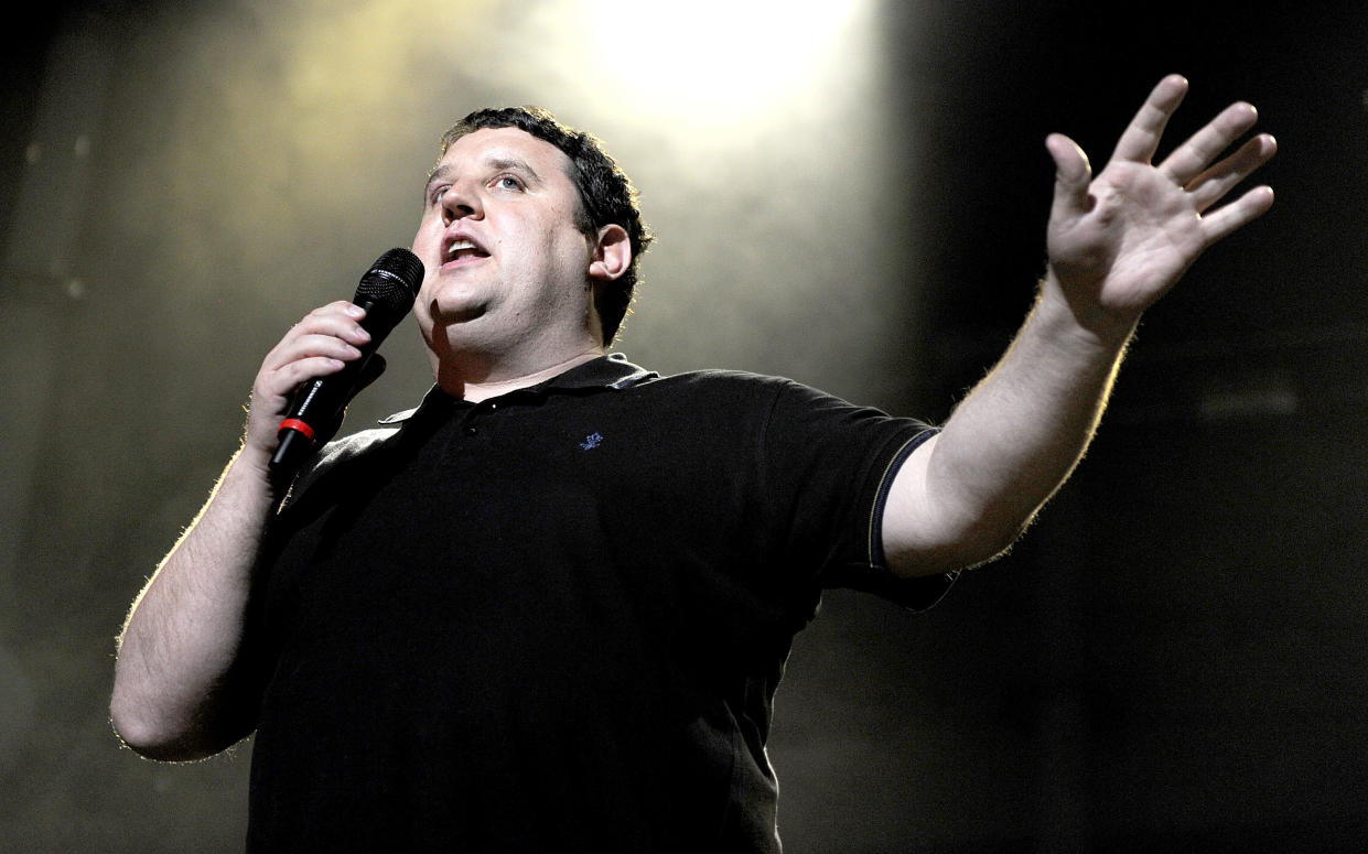 Comedian Peter Kay appears as special surprise guest introducing Keane performing at Manchester Apollo on May 30, 2012 in Manchester, England.  (Photo by Shirlaine Forrest/WireImage)