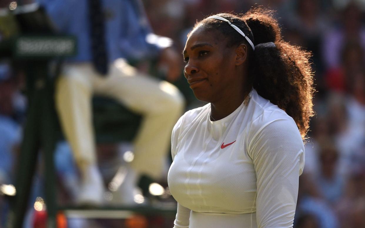 Serena Williams lost in straight sets to Germany’s Angelique Kerber - AFP