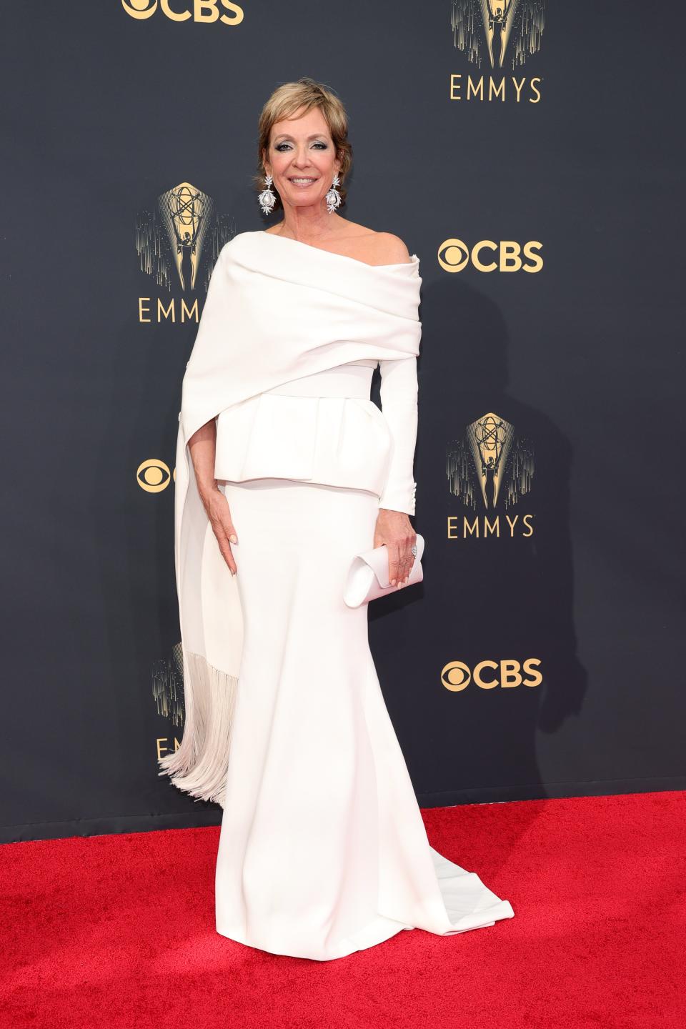 Allison Janney attends the 2021 Emmys.