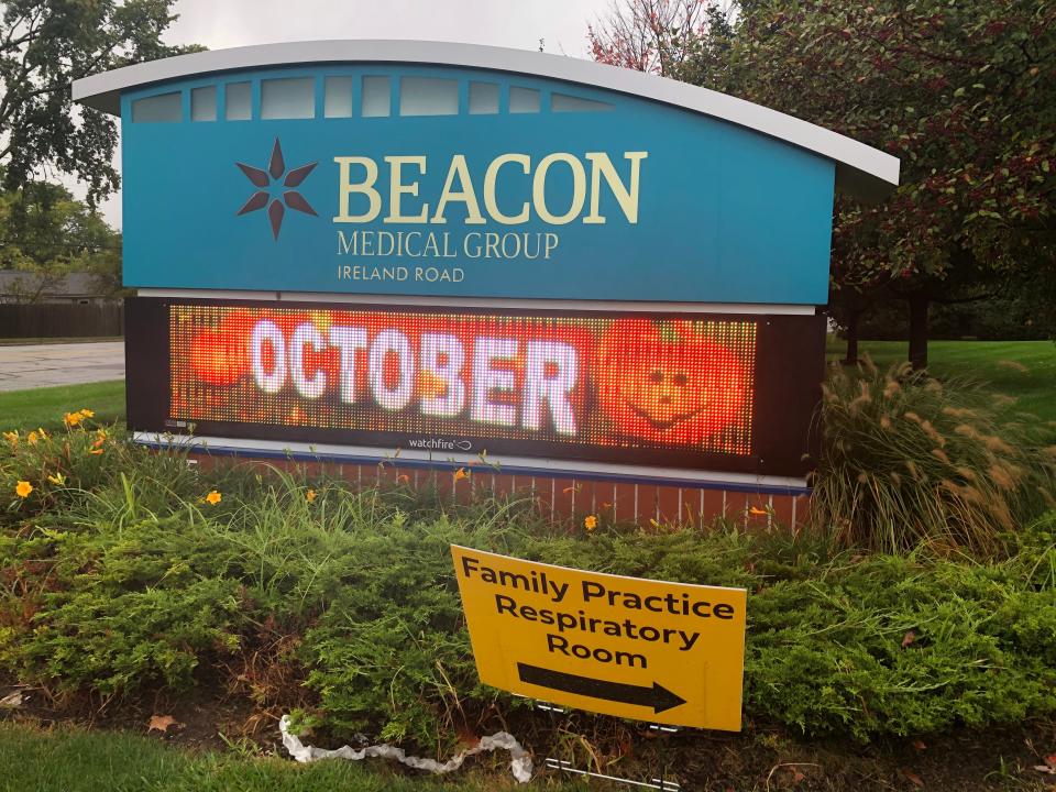 Beacon Medical Group operates this clinic at 1815 E. Ireland Road, South Bend, as seen on Oct. 5, 2023.