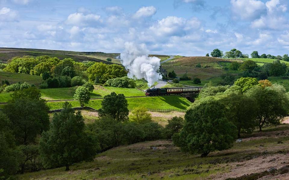 Steam locomotives still chug across the North York Moors National Park - DANIEL BHIM-RAO