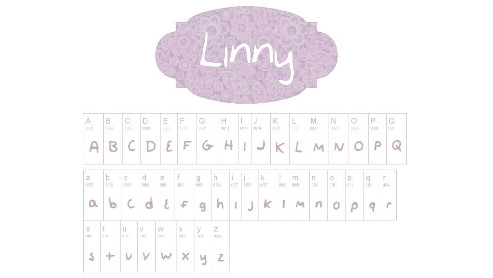 Best free handwriting fonts: Linny