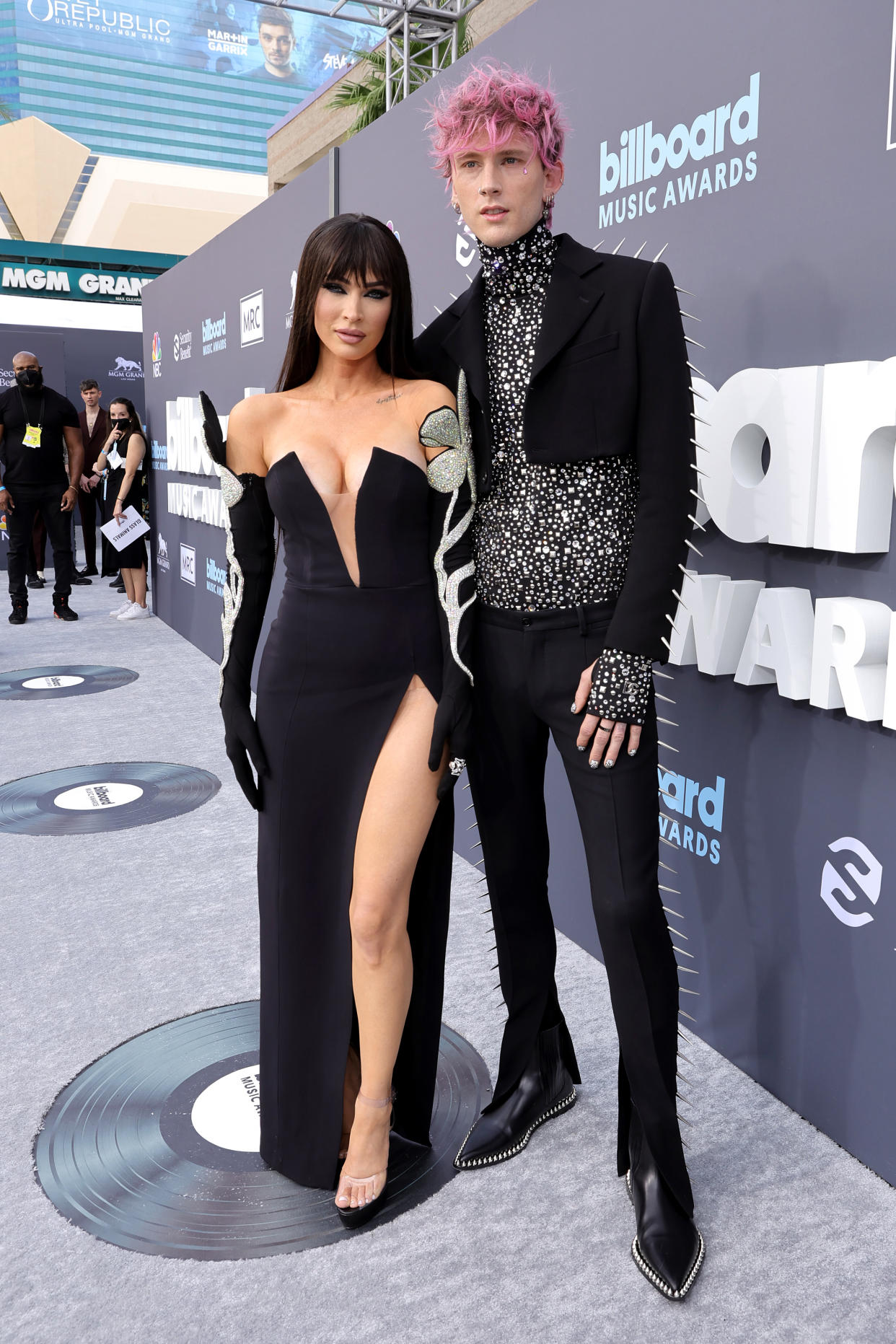 Megan Fox and Machine Gun Kelly attend the 2022 Billboard Music Awards