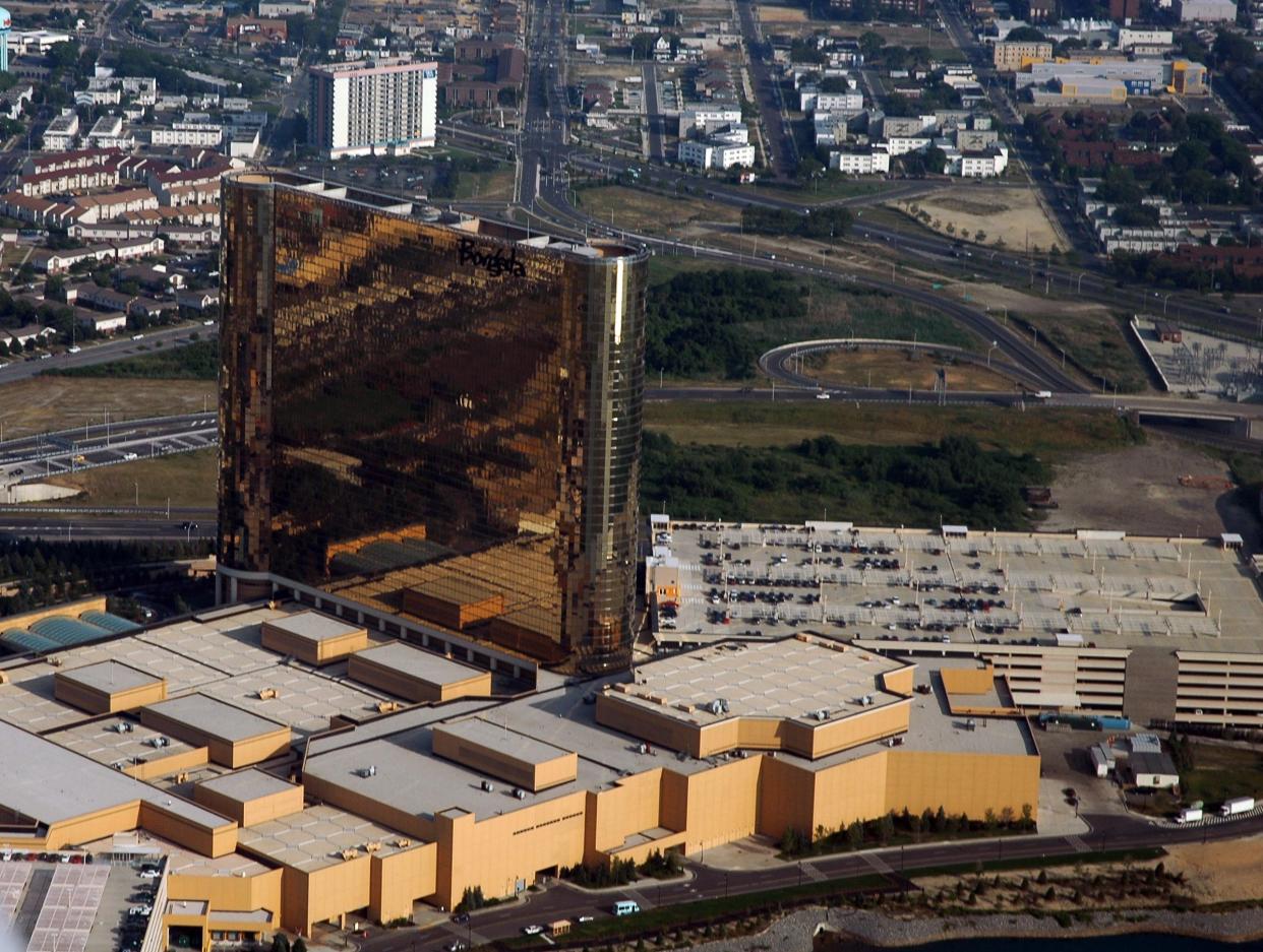 Aerial view of the Borgata complex. Hotel, Casino, and Spa in Atlantic City, New Jersey