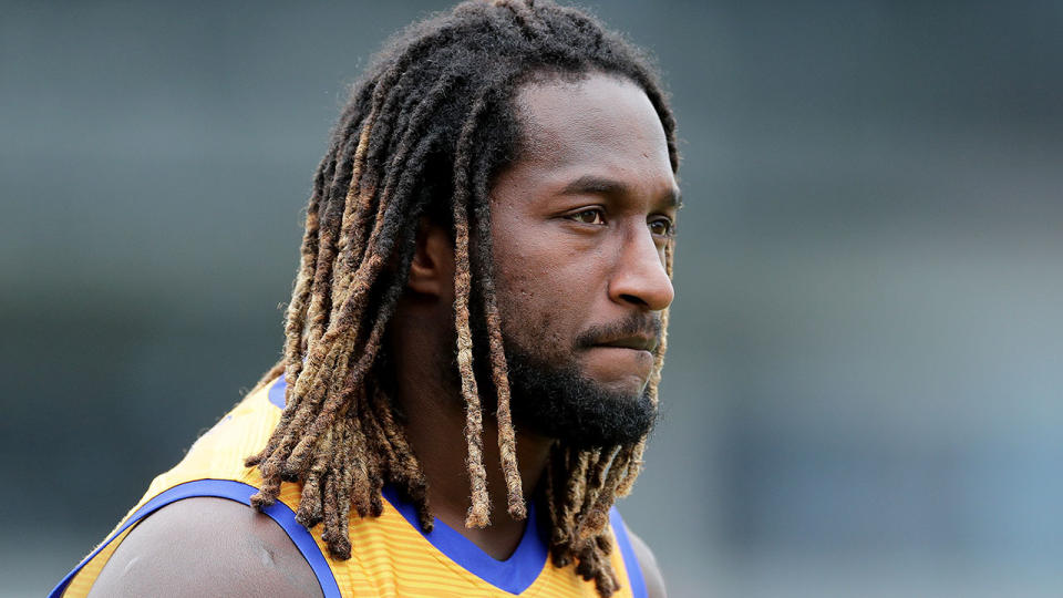 Pictured here, West Coast Eagles star Nic Natanui.