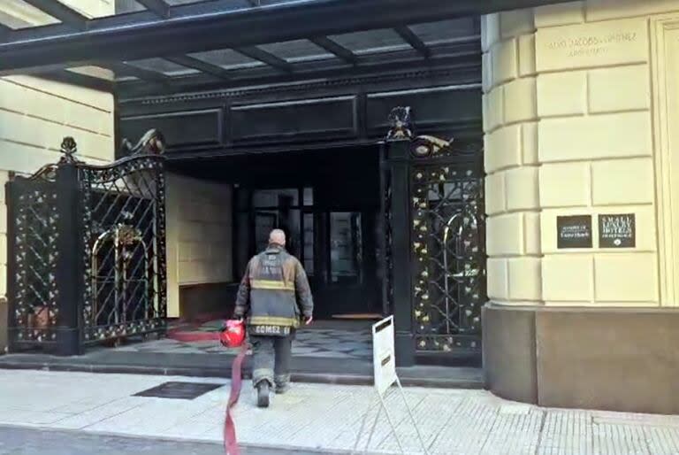 Incendio en un hotel de la calle Arroyo donde antes estaba Sofitel