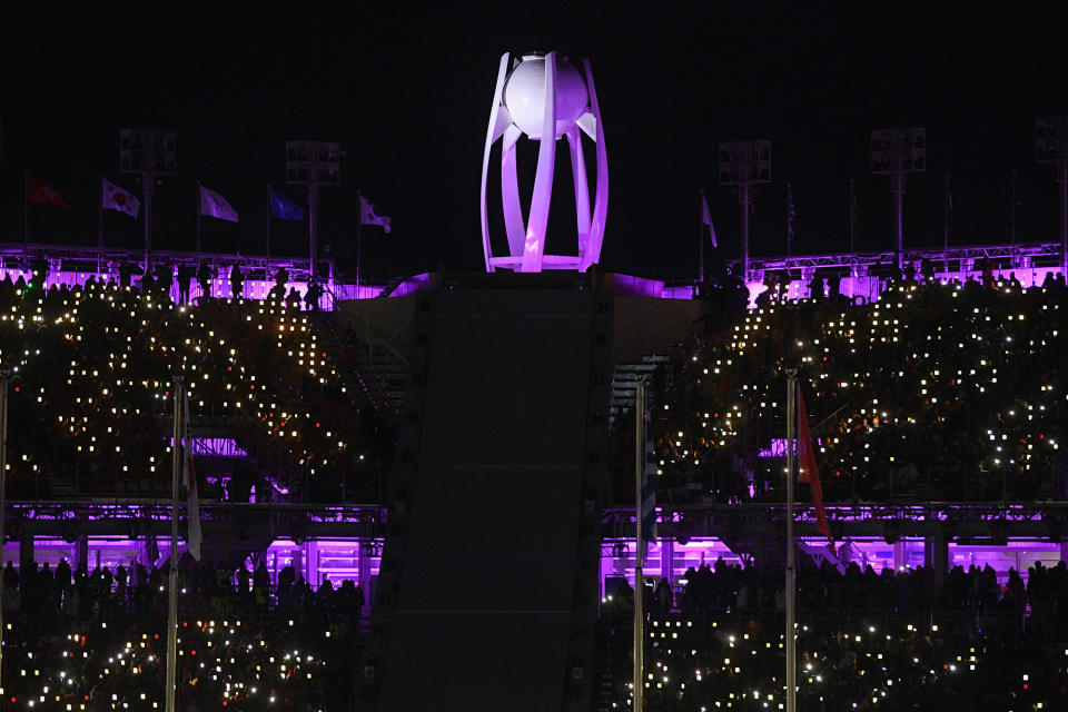 The Olympic Cauldron Is Extinguished