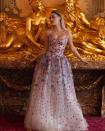 <p>Bulgarian actress Maria Bakalova had a real princess moment on the night wearing a beautiful embellished tulle gown by Armani Privé, which she teamed with Messika jewellery.</p><p><a href="https://www.instagram.com/p/CNiQpWjLnSN/?utm_source=ig_embed&utm_campaign=loading" rel="nofollow noopener" target="_blank" data-ylk="slk:See the original post on Instagram;elm:context_link;itc:0;sec:content-canvas" class="link ">See the original post on Instagram</a></p>