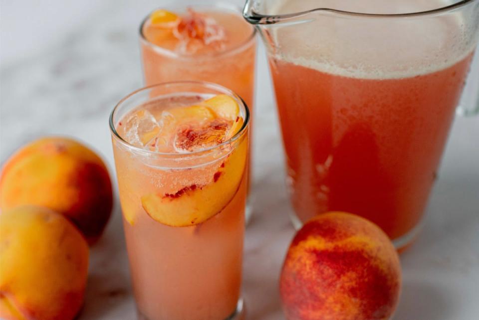 Peach Beer Cocktail from "The Peach Truck Cookbook" (Amazon, $16.99)