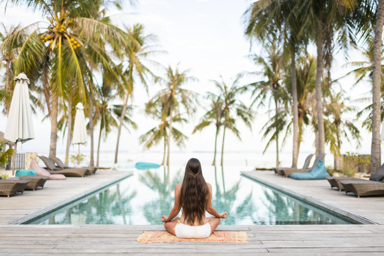 The coronavirus pandemic has affected the wellness tourism industry. (Getty Images)