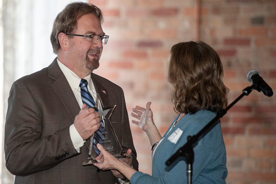 Congressman Chuck Edwards was recognized at a TDA gathering in Asheville January 19, 2023.