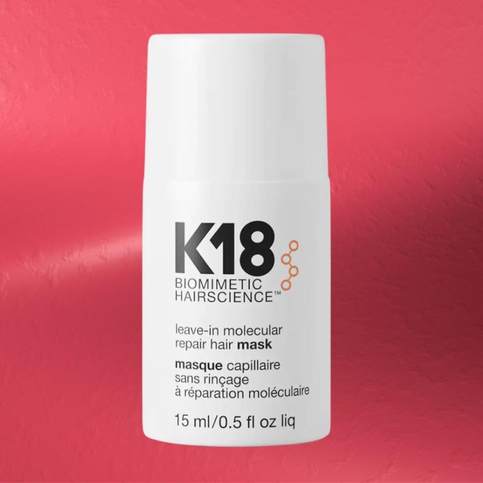 This fan-favorite treatment claims to clinically reverse hair damage from heat styling, bleaching and color treatments using a patented peptide formula, restoring bounce and shine for all hair types. You can buy the K18 hair mask from Sephora for $29.