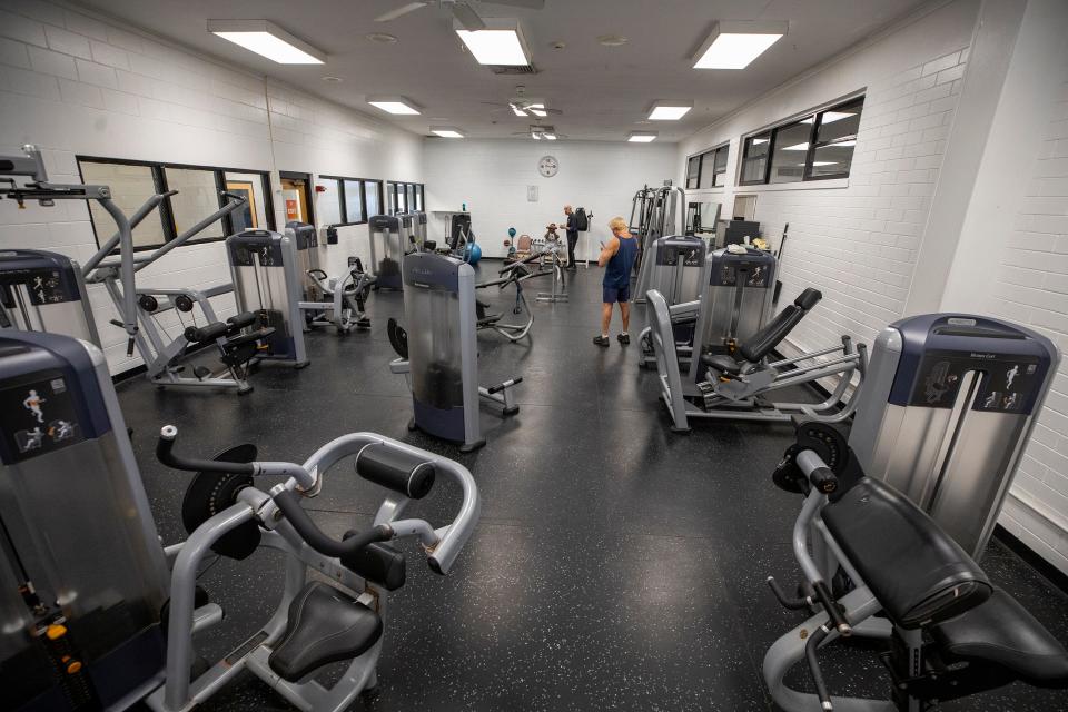 The weight room is shown at the YMCA facility in Lake Wales. The city plans to convert the decades-old facility into a city-run recreation center after the YMCA of West Central Florida leaves on Oct. 31.