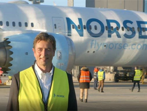 Norse Atlantic Airways CEO and founder Bjørn Tore Larsen.