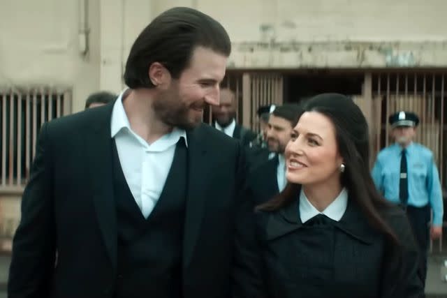 <p>Sam Hunt/YouTube</p> Sam Hunt and wife Hannah Lee Fowler in the "Locked Up" music video.