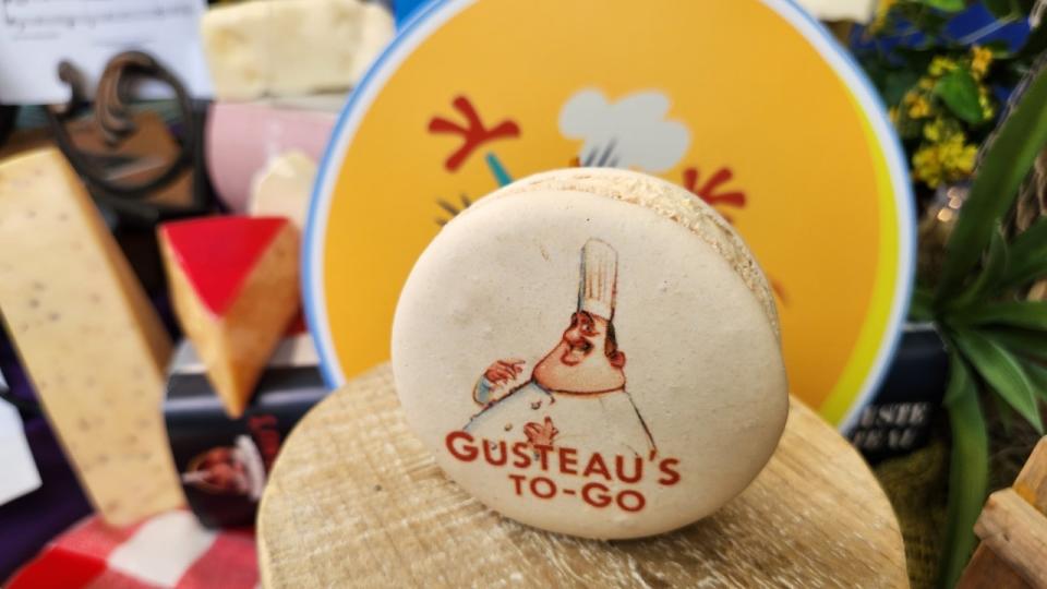 Gusteau Macaron at Disney California Adventure during Pixar Fest