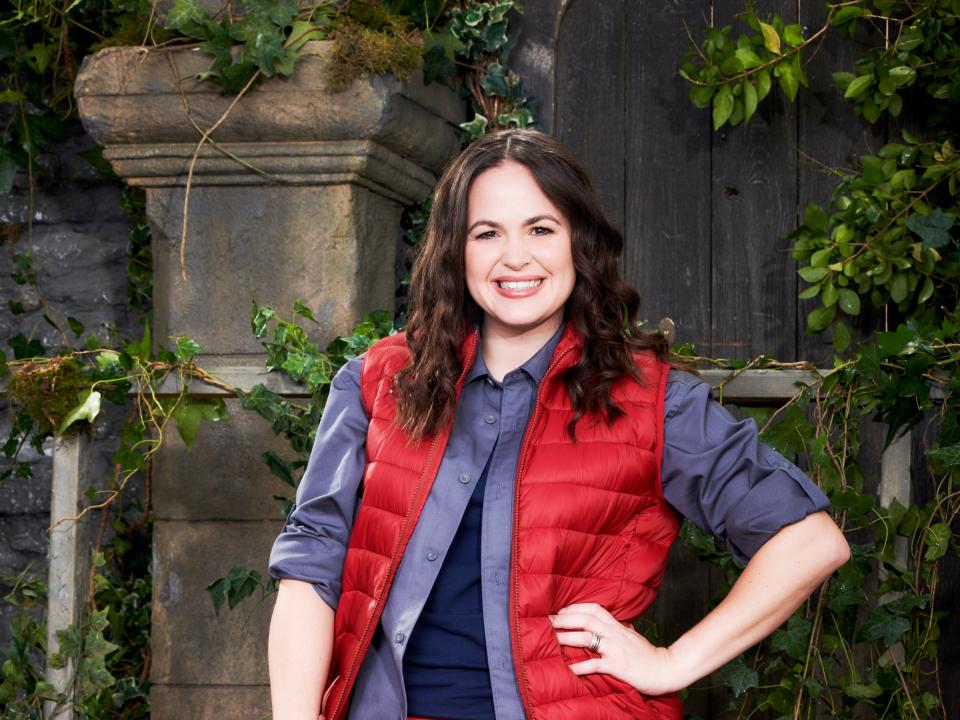 Giovanna Fletcher poses for a promo image for I’m a Celebrity... Get Me Out of Here! (ITV)