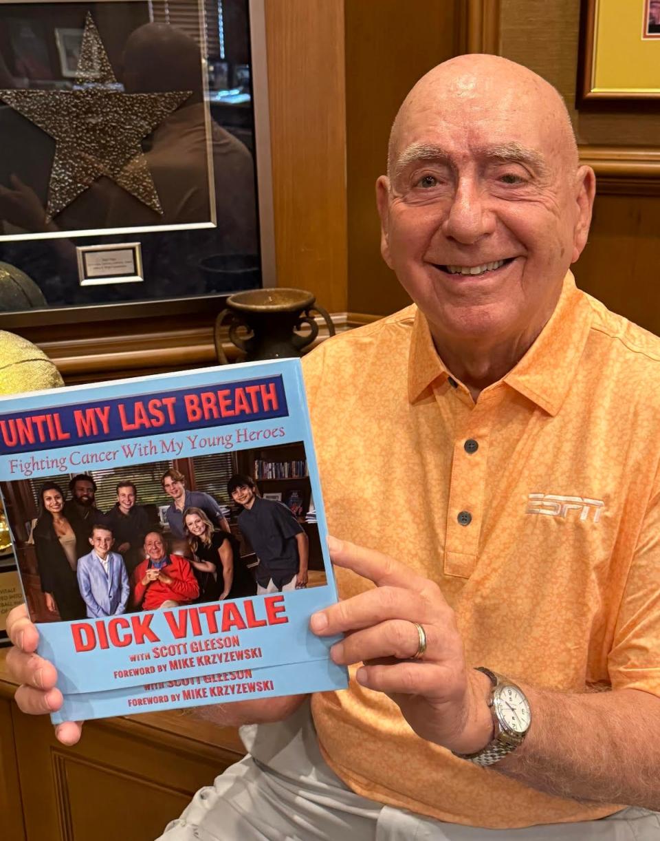 Dick Vitale wrote his latest book after his three battles with cancer.