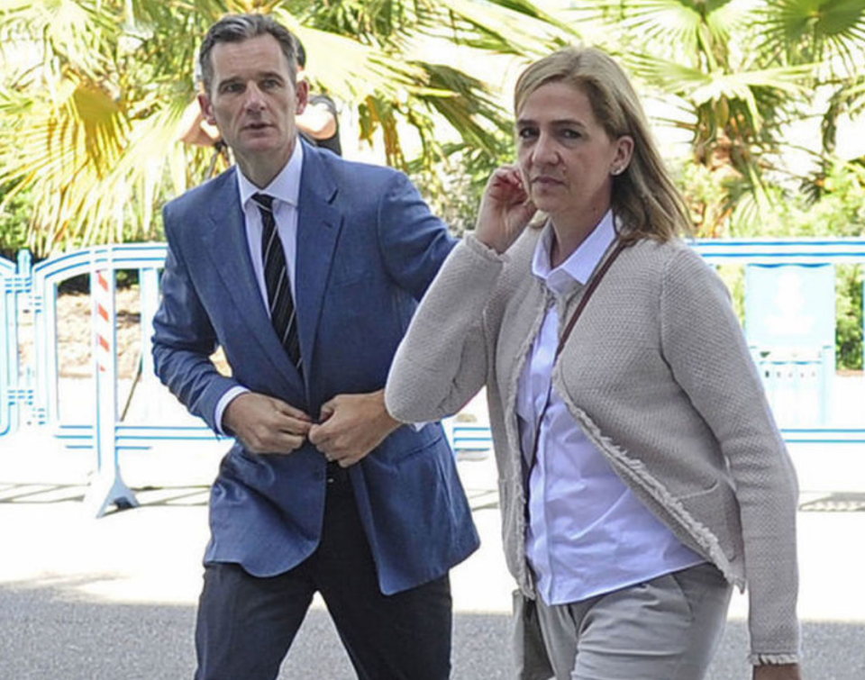 Iñaki Urdangarín y Cristina de Borbón, antes de que éste entrara en la cárcel (GTres).