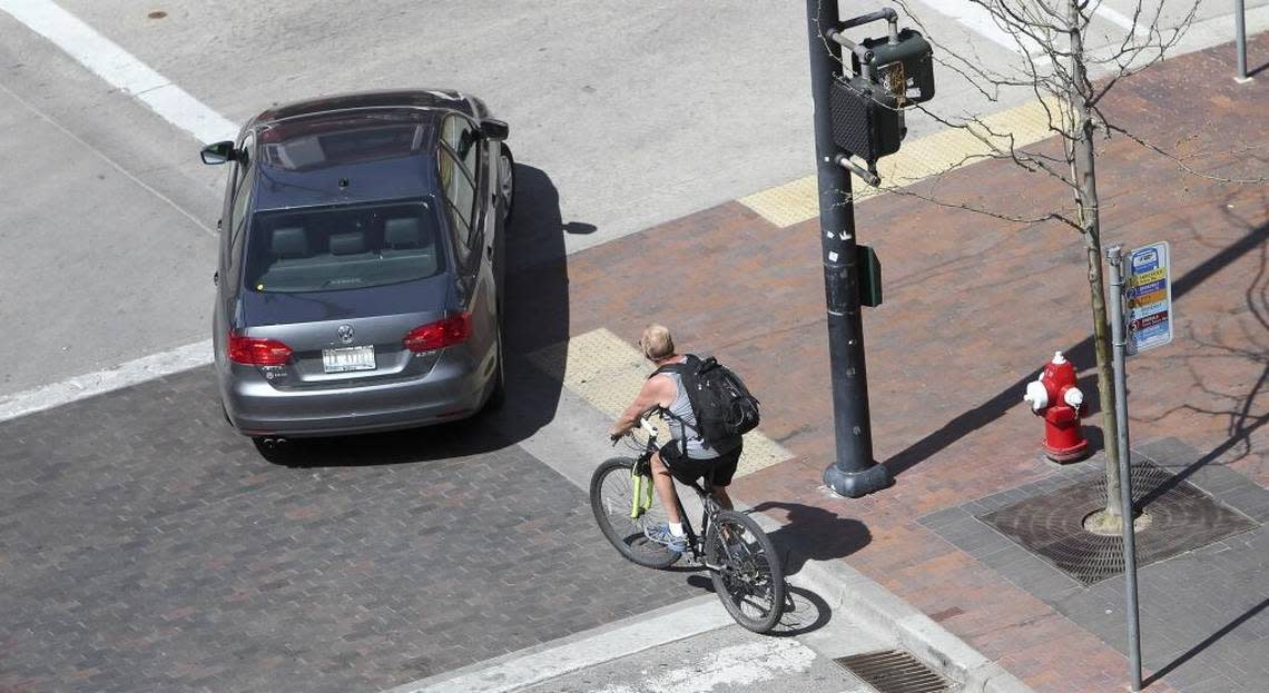 When you take Idaho’s driver’s test you must answer at least one question about bicycles and pedestrians.