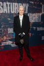 Glenn Close makes a strong case for gender-bending on the red carpet in a tuxedo. The actress added some flair with shiny black gloves, pointed-toe Chelsea boots that Harry Styles probably owns, and an embellished skull purse that most likely makes Sarah Burton mad she didn’t think to create it first.