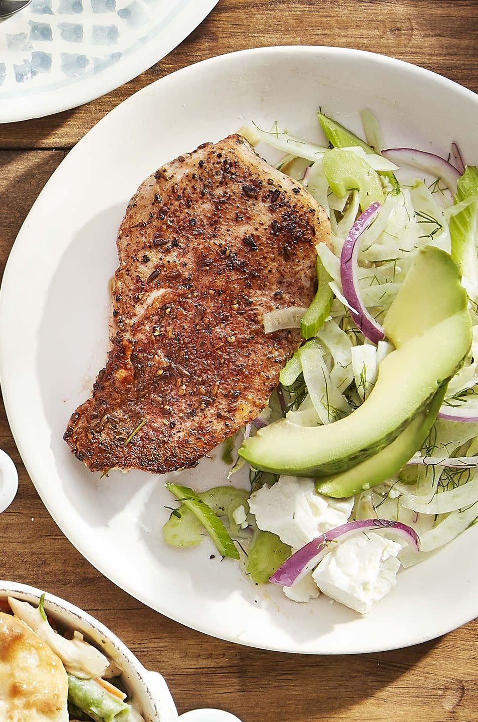 Blackened Chicken with Fennel Slaw