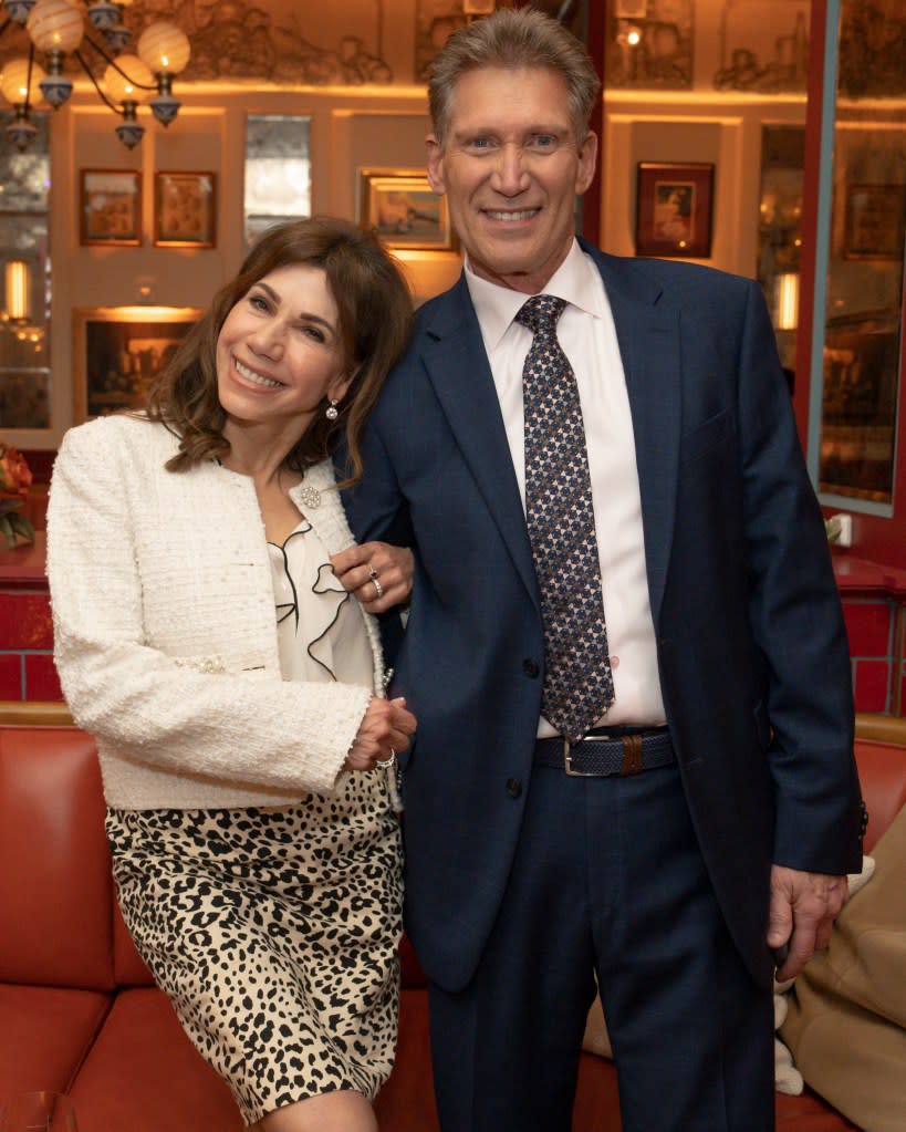 Gerry Turner and Theresa Nist attend the Hulu on Disney+ at an exclusive cocktail reception. Disney via Getty Images