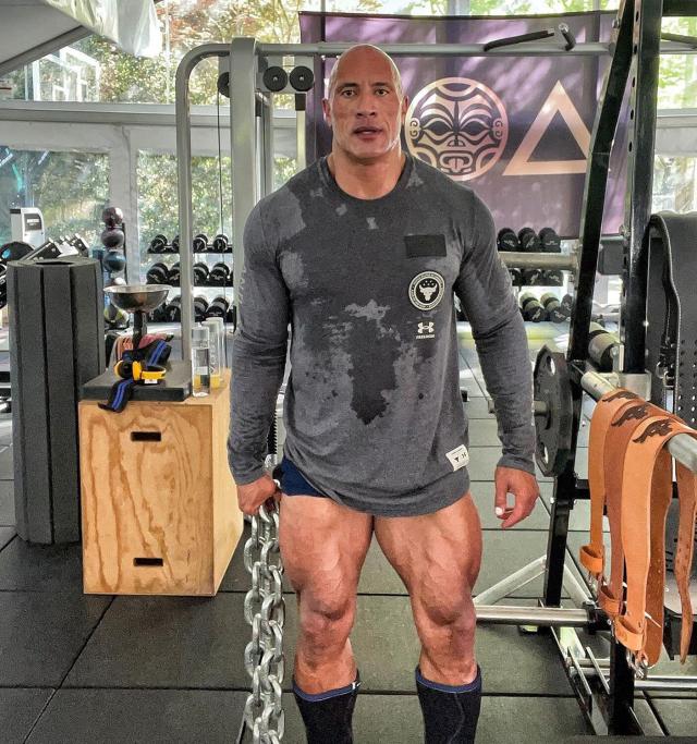 Dwayne 'The Rock' Johnson Hit Himself With a Chain Working Out