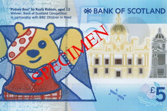 Bank of Scotland first polymer note