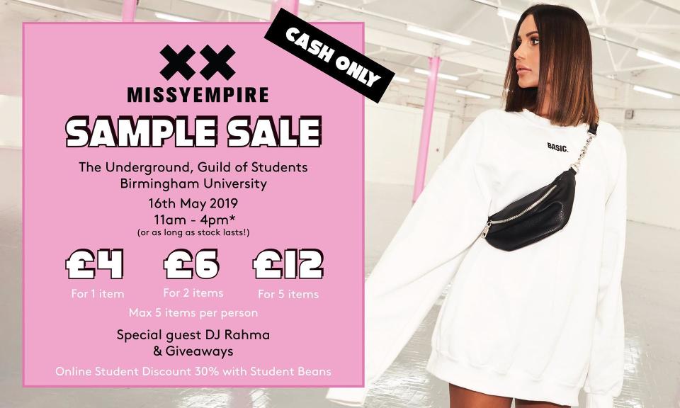 <span>The Missy Empire website says the brand is for ‘kick-ass females’.</span><span>Photograph: Missy Empire</span>