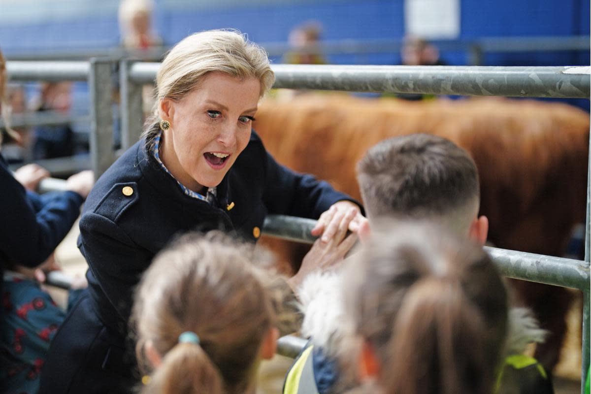 The Duchess of Edinburgh visited Somerset on Wednesday, April 17. <i>(Image: Ben Birchall/PA Wire)</i>