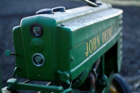 FILE PHOTO: FILE PHOTO: A 1941 Model H John Deere tractor is photographed at a farm in Hutto, Texas