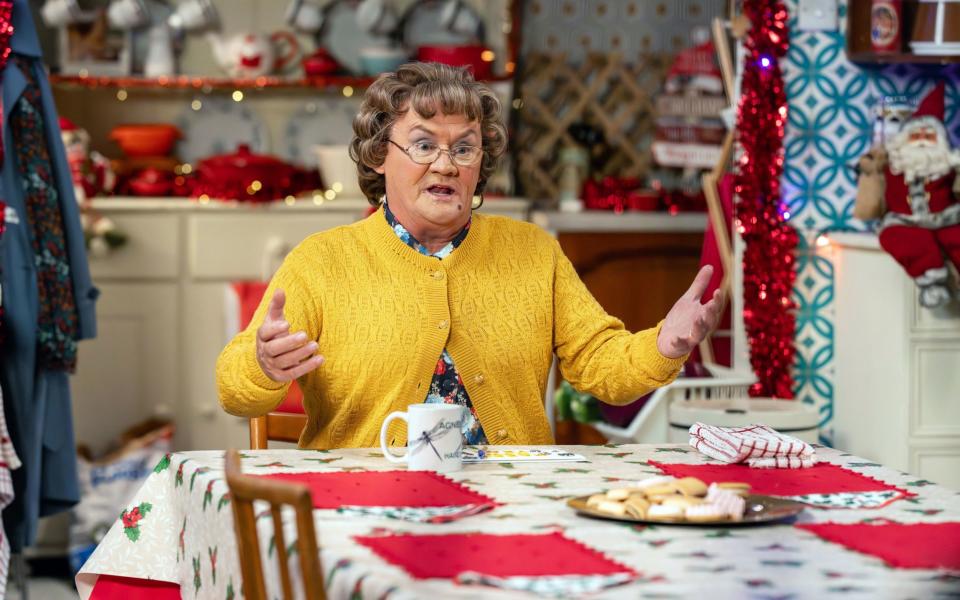 Brendan O'Carroll as Agnes Brown in this year's Mrs Brown's Boys Christmas special