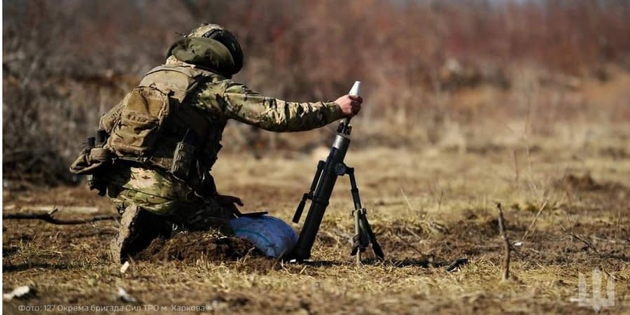 Ukrainian soldier