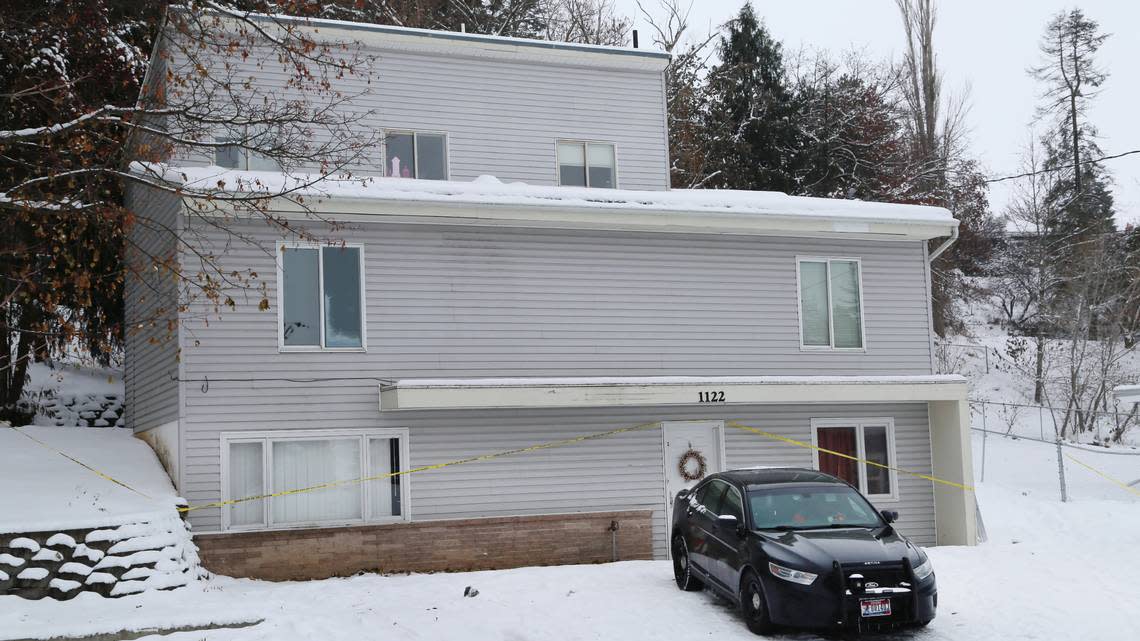 A private security firm is now tasked with the duty of protecting the crime scene at a home in the 1100 block of King Road in Moscow, Idaho. Police found the bodies of four University of Idaho students, who were stabbed to death, at the home on Nov. 13.