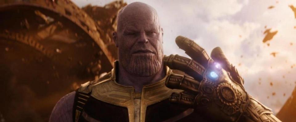 Thanos with the Power and Space stones