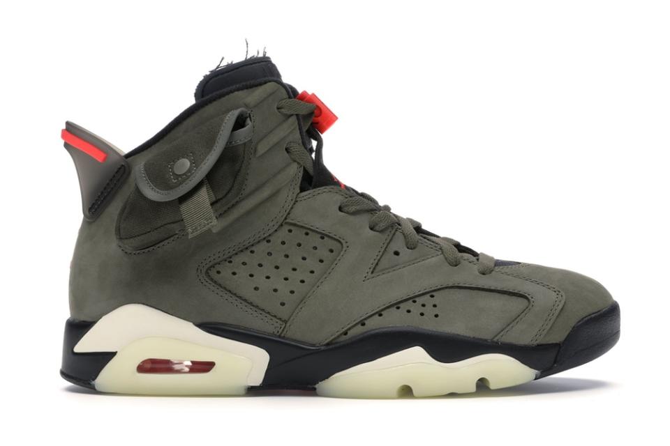 The Air Jordan 6 Retro Travis Scott, a popular shoe on the platform. Photo: StockX