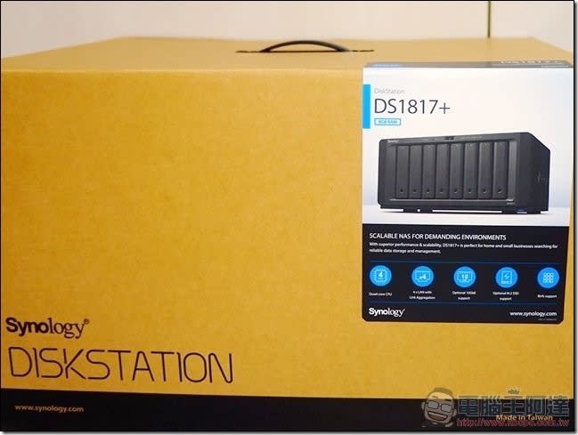 Synology DS1817+ 開箱 、評測 可安裝八顆硬碟、擴充性佳的中小企業與專業人士最愛 NAS