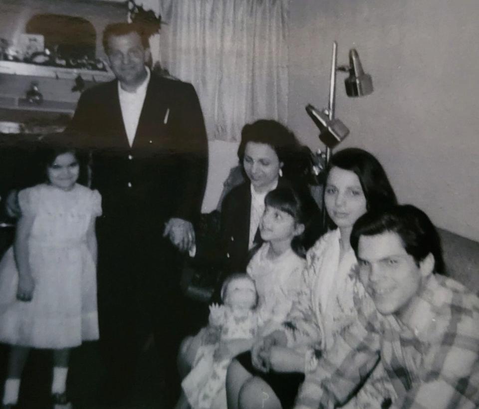 Most of the Mozzochi family in 1969: From left, Theresa, Paul, Helen, Tina and Vincent