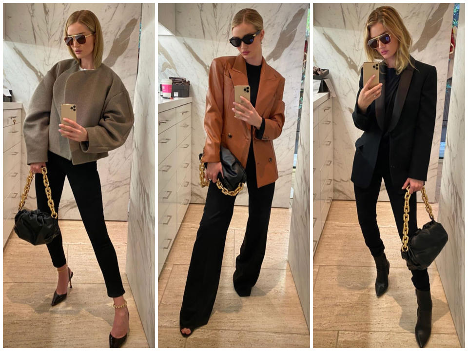 Rosie Huntinghton-Whiteley l'adopte dans toutes ses tenues (Photo : Instagram)