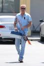 <p>Kevin Costner heads to Big 5 Sporting Goods to grab fishing gear in Santa Barbara on June 21.</p>