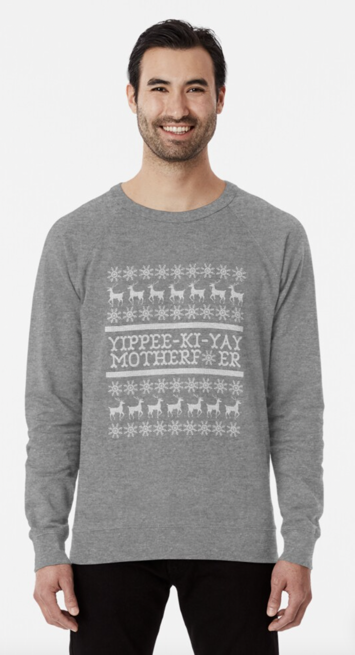 die hard sweatshirt christmas