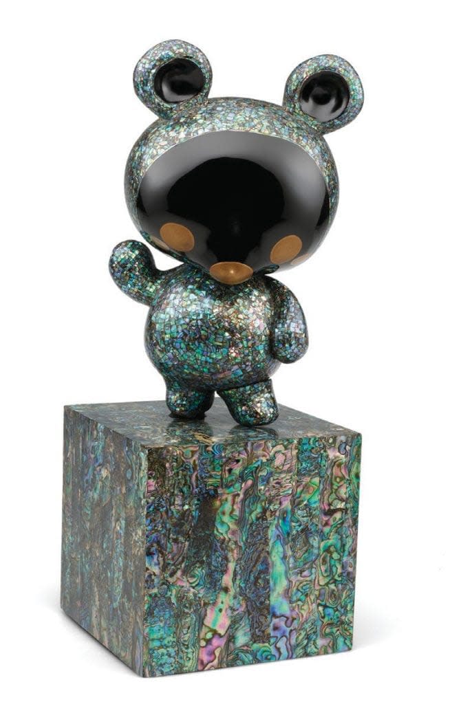 Sano Akira’s “Bear Glittering” is featured in the “Hard Bodies: Contemporary Japanese Lacquer Sculpture" exhibit at The Ringling's Searing Wing.