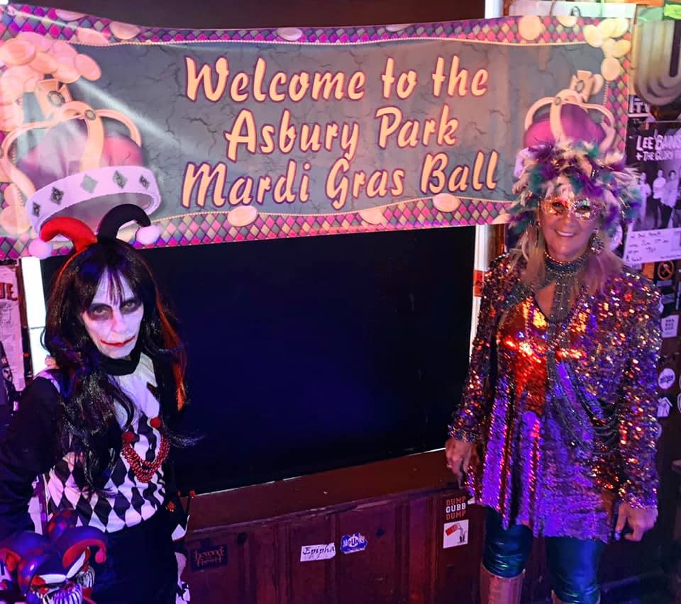 The welcoming committee of the Asbury Park Mardi Gras celebration.