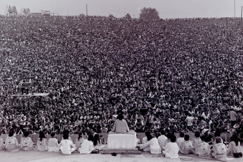 On August 15, 1969, Woodstock opened on Max Yasgur's farm near Bethel, N.Y., drawing an estimated 400,000 people for three days of music. File Photo by Mark Goff/Wikipedia