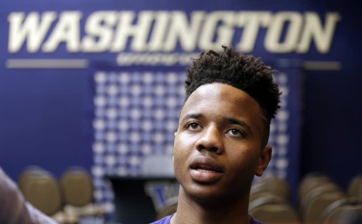 Markelle Fultz is considered the top prospect in the 2017 NBA draft. (AP)