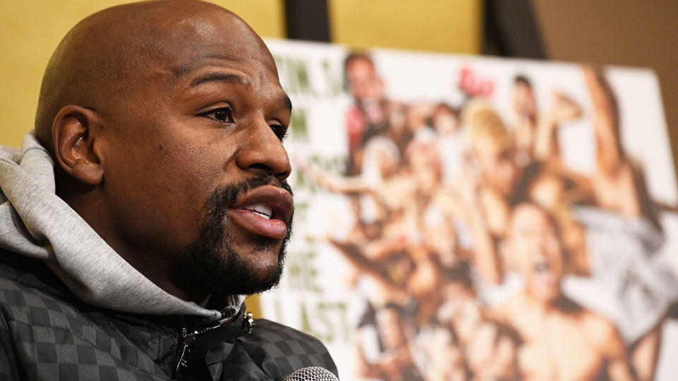 Floyd Mayweather was accused of abusing his ex-partner on multiple occasions. Pic: Getty