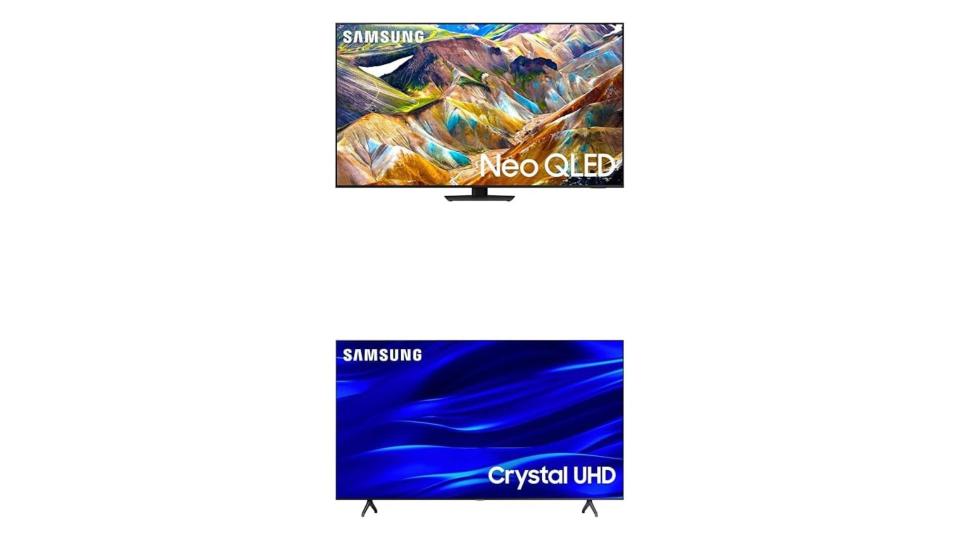 Samsung 85-Inch Class QLED 4K QN85D Series Neo Quantum HDR Smart TV (QN85QN85D) + 65-Inch Class Crystal UHD 4K TU690T Series HDR Smart TV (UN65TU690T)