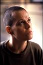 <p><strong>Shaved</strong></p><p>Although her hair was dark and curly in the first two <em>Alien</em> films, it was 1992's <em>Alien 3</em> that showed off her shaved head and dedication to the role<em>. </em></p>