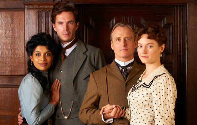 <b>The Making Of A Lady (Sun, 8pm, ITV1)</b><br>A good old-fashioned syrupy tale with elements of rags-to-riches, a marriage of convenience, a Mysterious Exotic Servant and The Quest For True Love, there’s no melodramatic cliché too cheesy for this one-off drama set in late Victorian London. And very enjoyable it is too. Lydia Wilson plays Emily, a well-bred but penniless girl who marries for social standing to the decent but unexciting widower Lord Walderhurst (played by Linus Roache of ‘Coronation Street’ fame). His nephew, dashing Captain Osborne and his beautiful Indian wife Hester (‘Secret Diary Of A Call Girl’s’ James D’Arcy and ‘Casualty’s’ Hasina Haque) seem to offer our heroine friendship and the glimpse of a marriage driven by love and passion, not financial necessity… or do they? Dah-dah-durrr. Well acted and satisfying period stuff, this features a good turn from Joanna Lumley as a bitchy aristocrat and will delight ‘Downton Abbey’ fans.